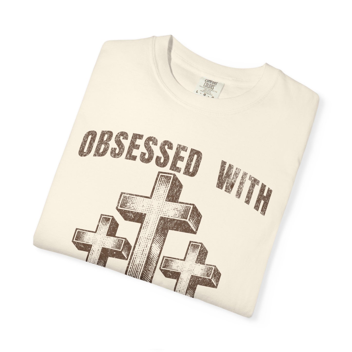 Obsessed with Jesus Christian T-Shirt Luke 9:23