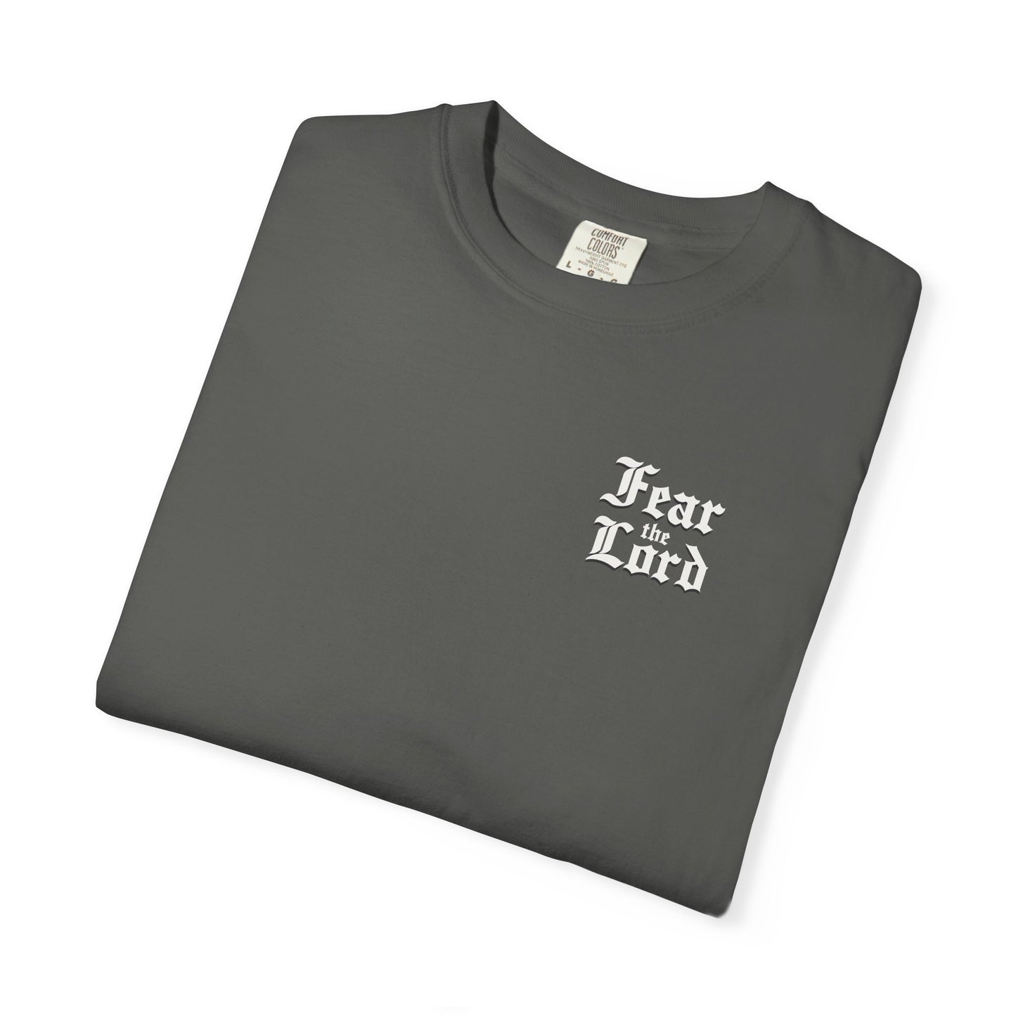 Fear the Lord Proverbs 1:7 Christian Shirt Bible Verse Tee