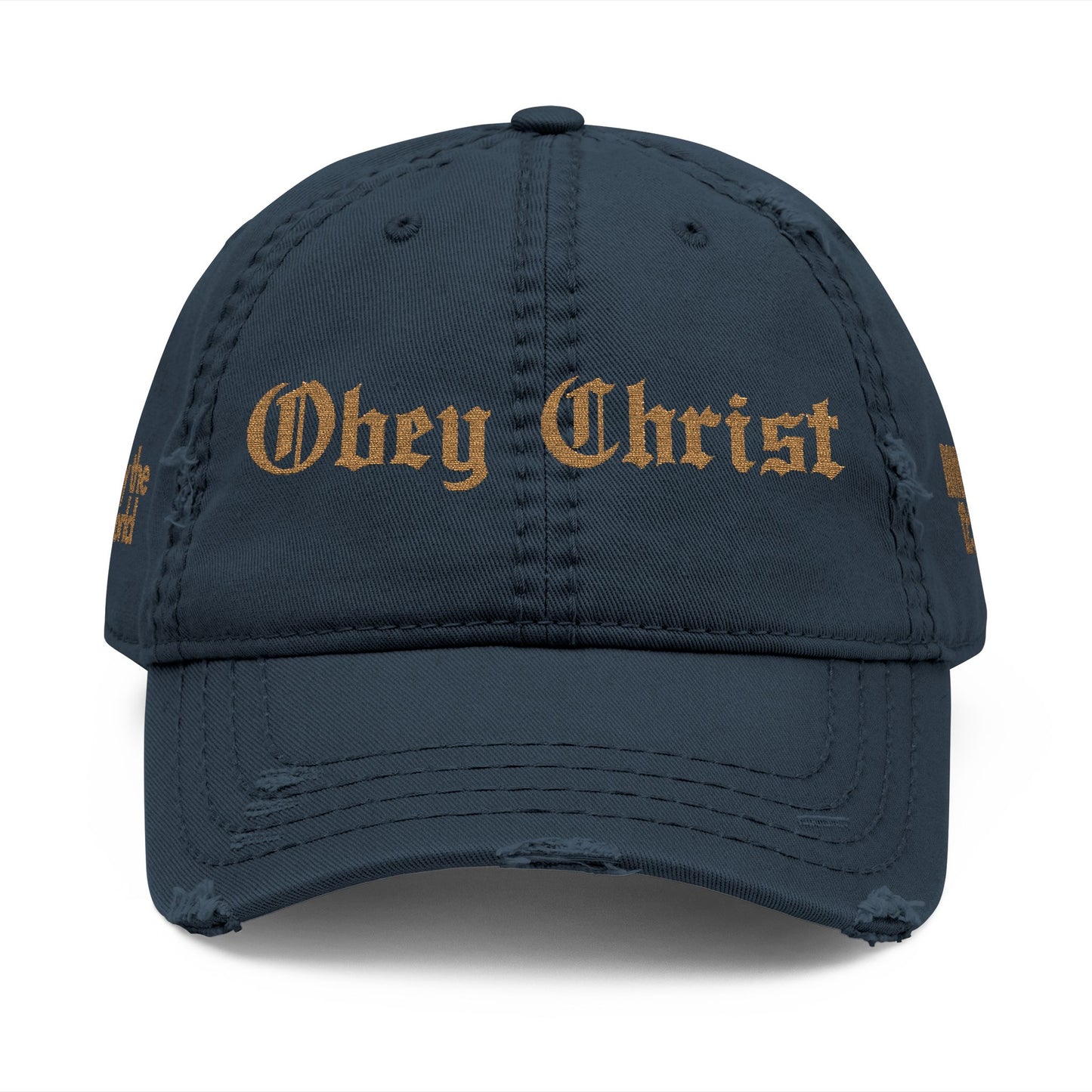Obey Christ Embroidered Dad Hat Christian Streetwear Baseball Cap