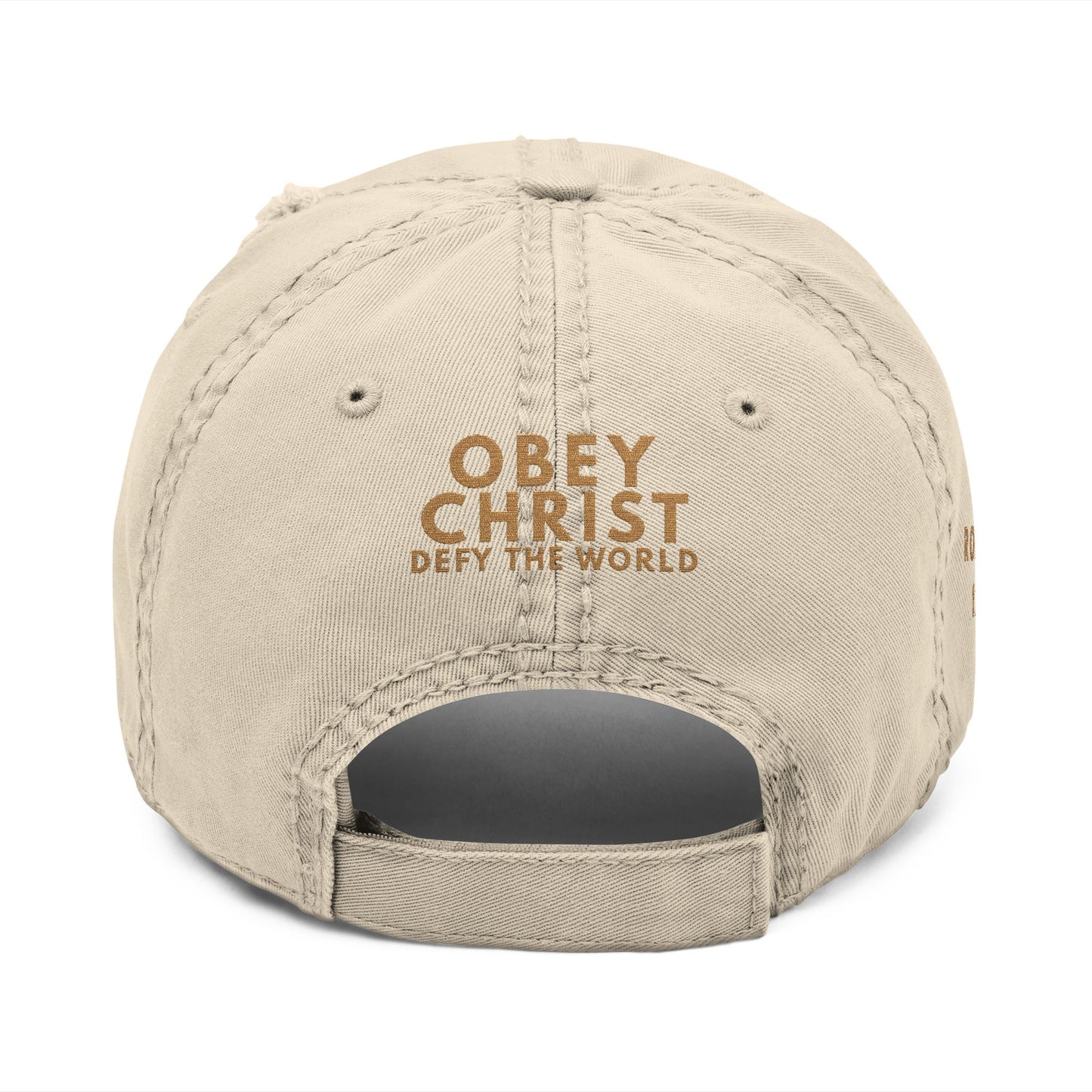 Obedient Rebellion Dad Hat Obey Christ