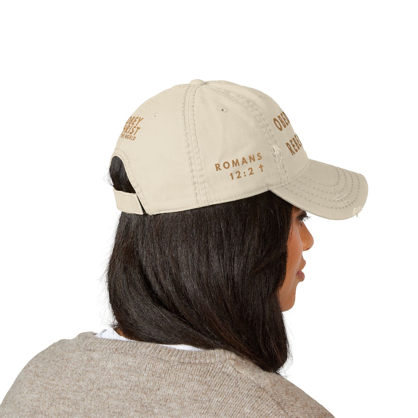Obedient Rebellion Dad Hat Obey Christ