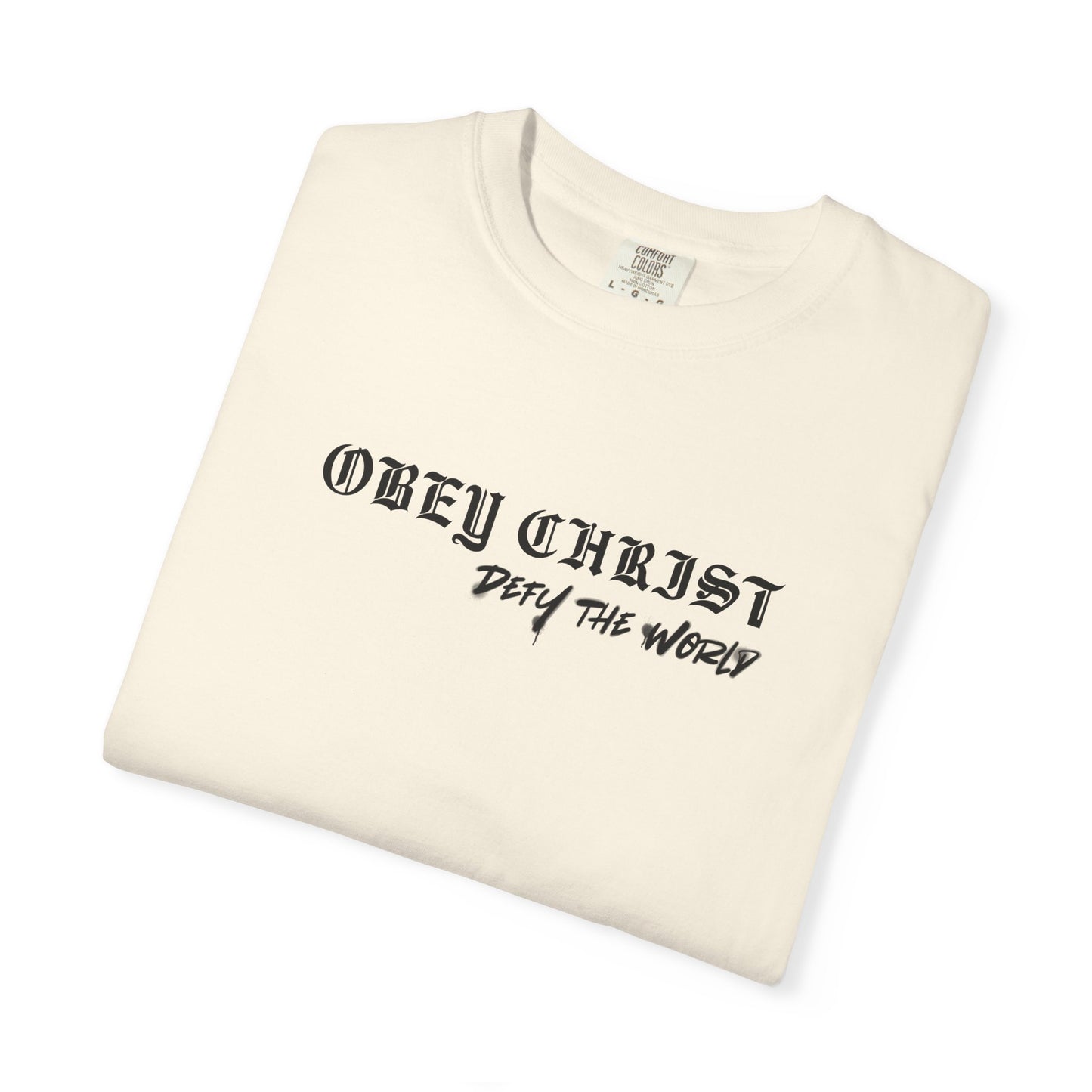 Obey Christ Defy the World Christian T-Shirt