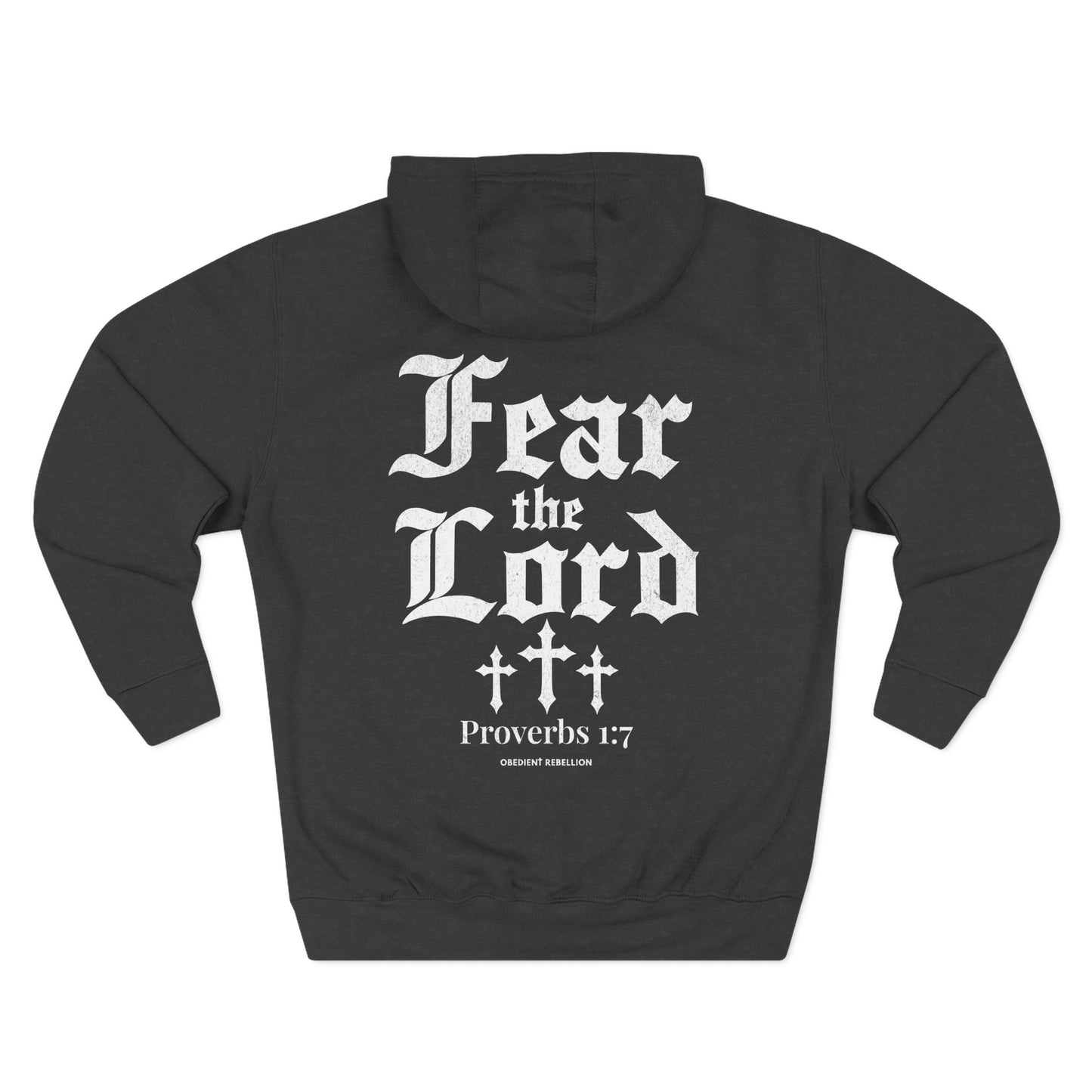 Fear the Lord Hoodie Proverbs 1:7 Christian Streetwear
