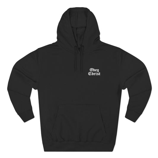 Embroidered Obey Christ Hoodie