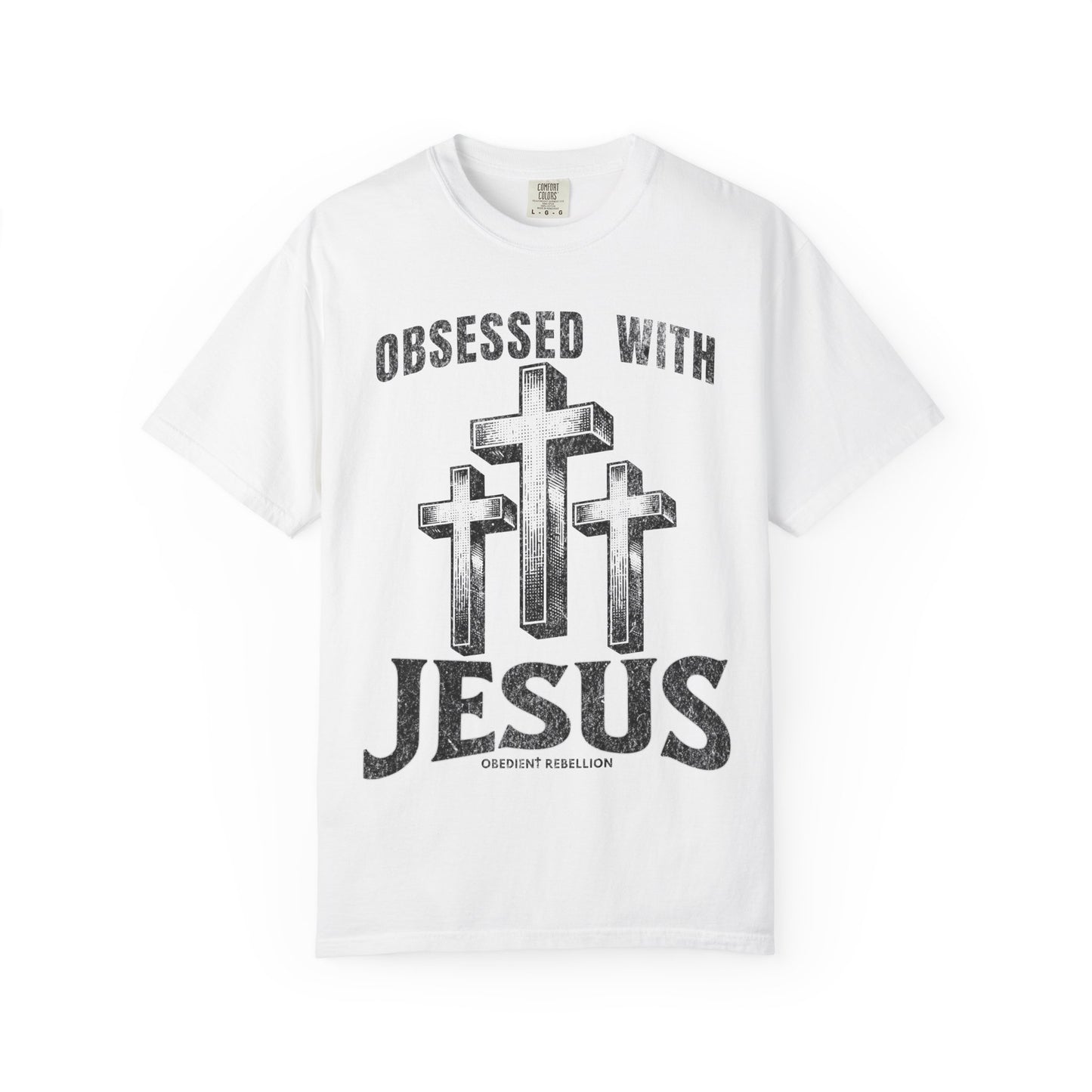 Obsessed with Jesus Christian T-Shirt Luke 9:23