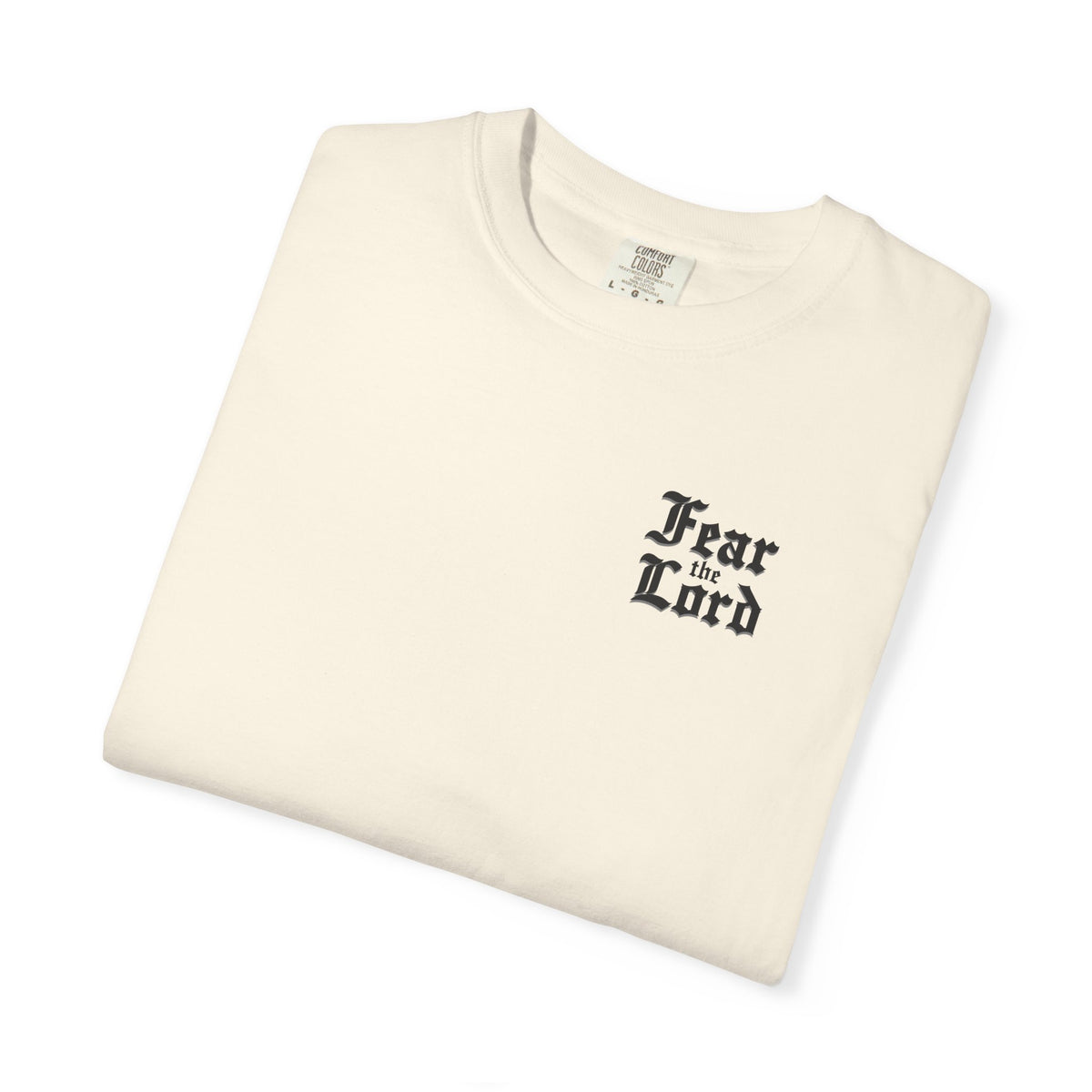 Fear the Lord Proverbs 1:7 Christian Shirt Bible Verse Tee