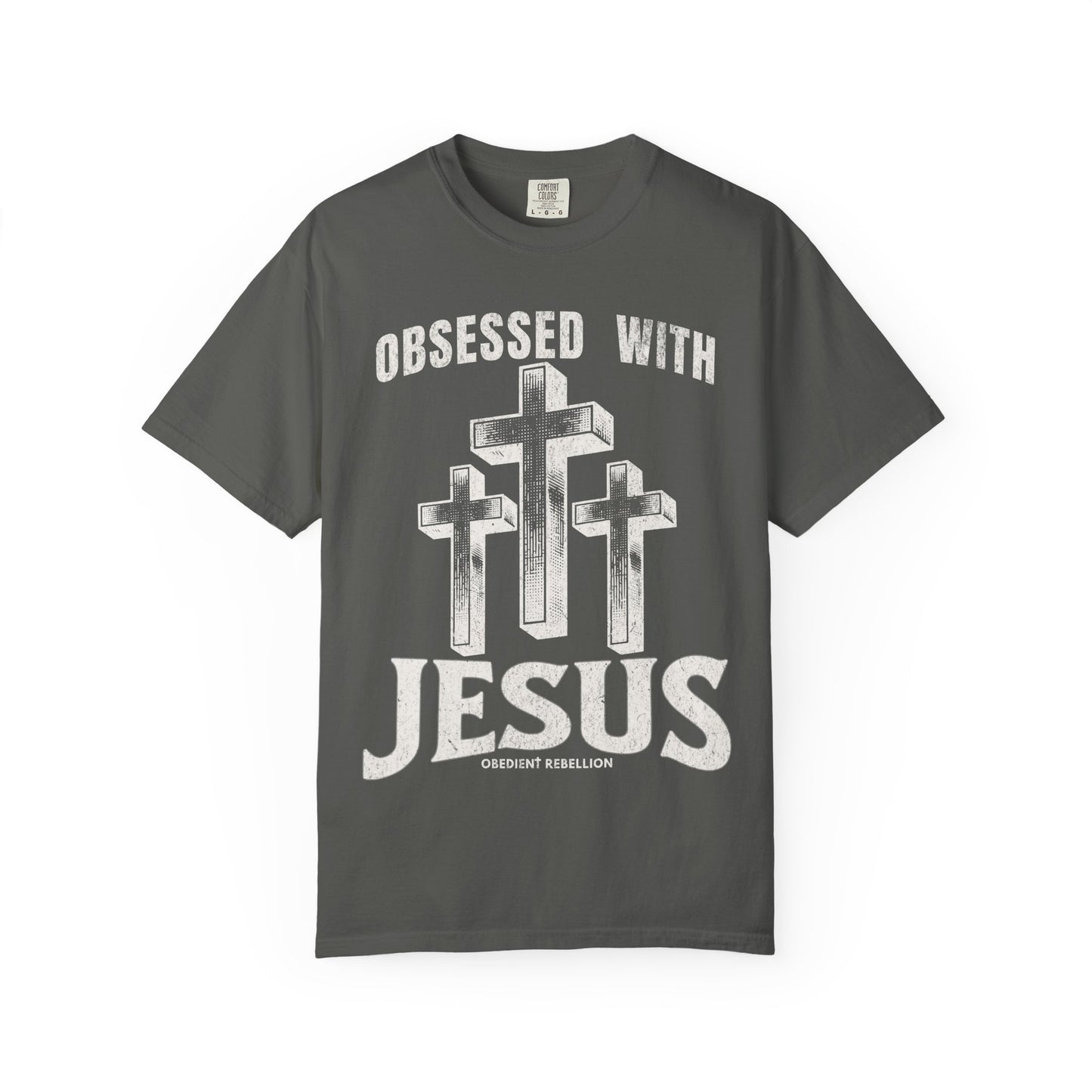 Obsessed with Jesus Christian T-Shirt Luke 9:23