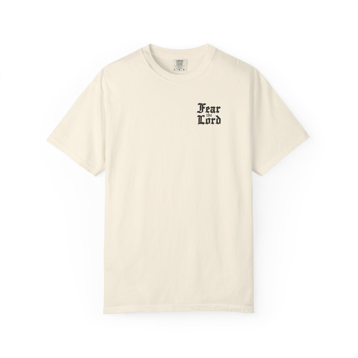 Fear the Lord Proverbs 1:7 Christian Shirt Bible Verse Tee