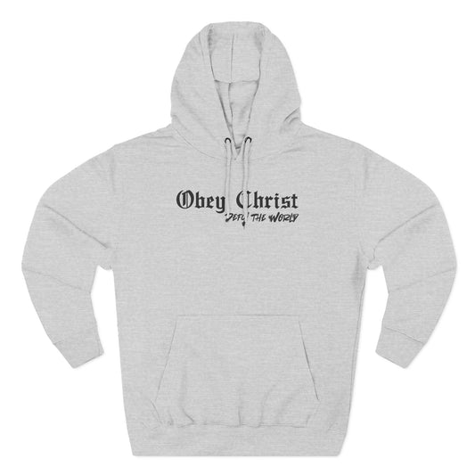Obey Christ Hoodie Christian Streetwear Hoodie
