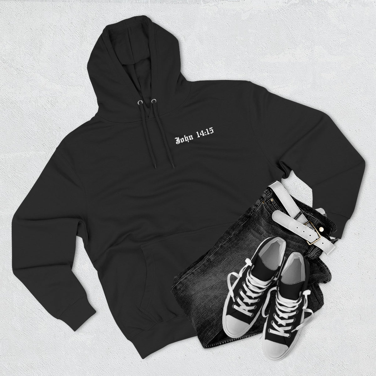 Jesus The Way The Truth The Life Lightning Graphic Christian Hoodie