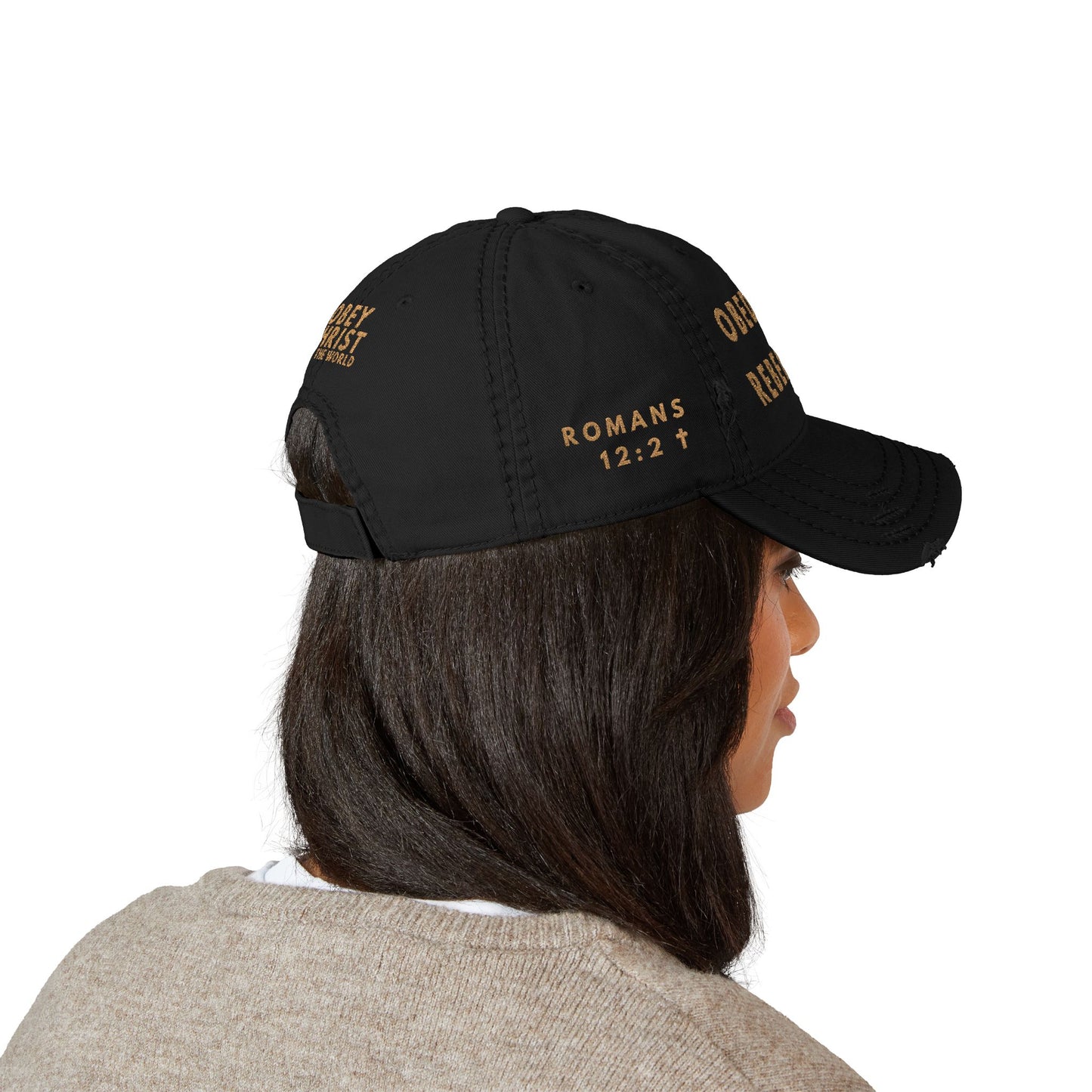 Obedient Rebellion Dad Hat Obey Christ