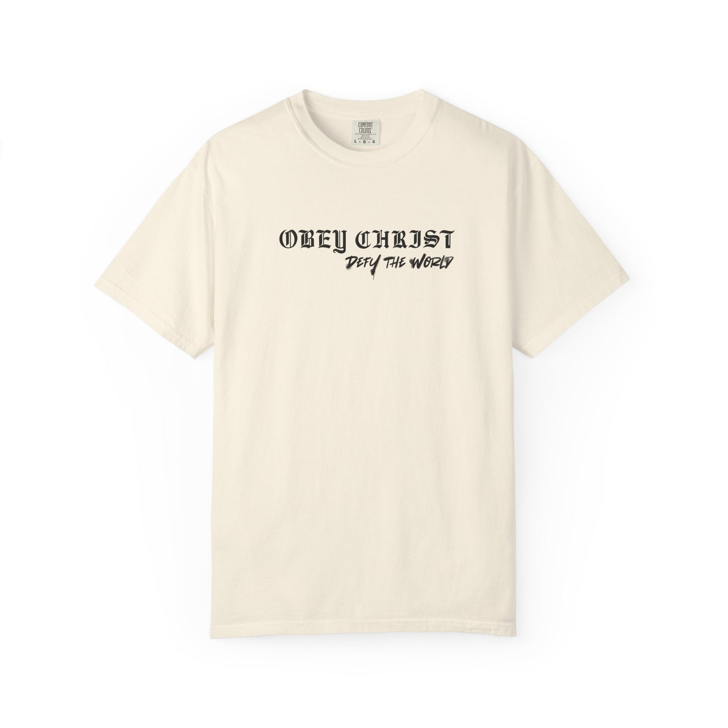 Obey Christ Defy the World Christian T-Shirt