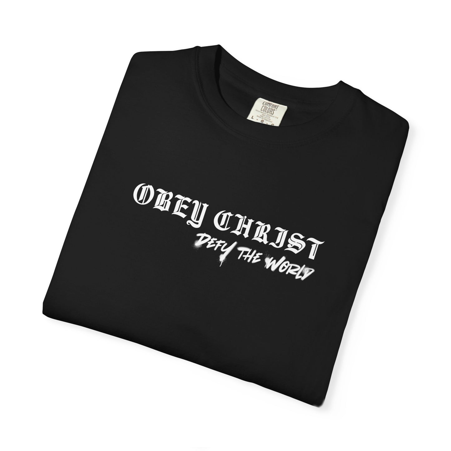 Obey Christ Defy the World Christian T-Shirt