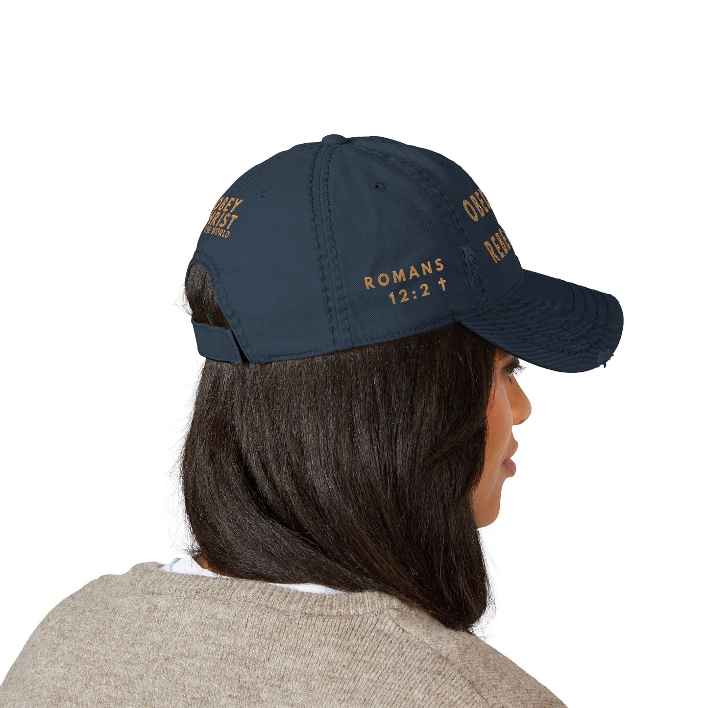 Obedient Rebellion Dad Hat Obey Christ