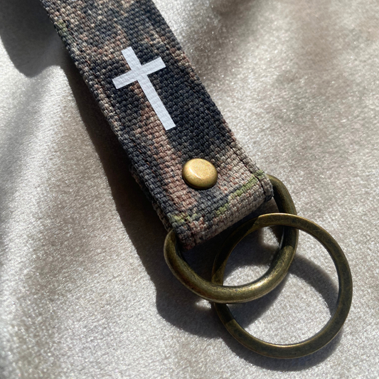 Christian Camo Keychain Philippians 4:13