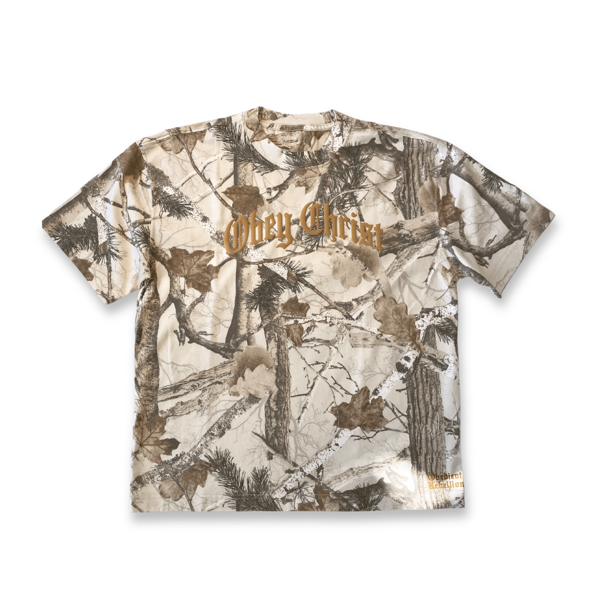 Obey Christ Camo Tee