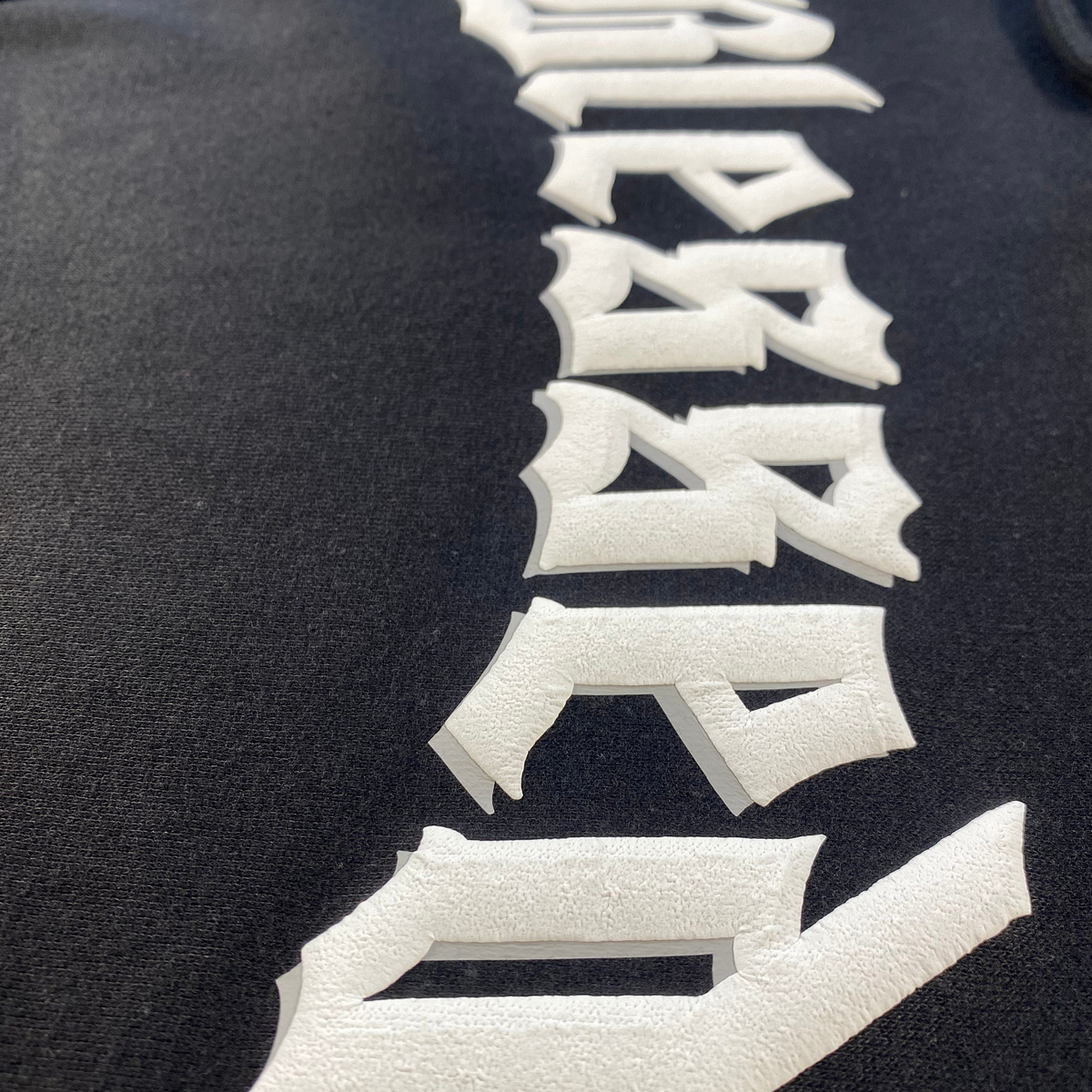 Blessed Hoodie Old English Puff Print