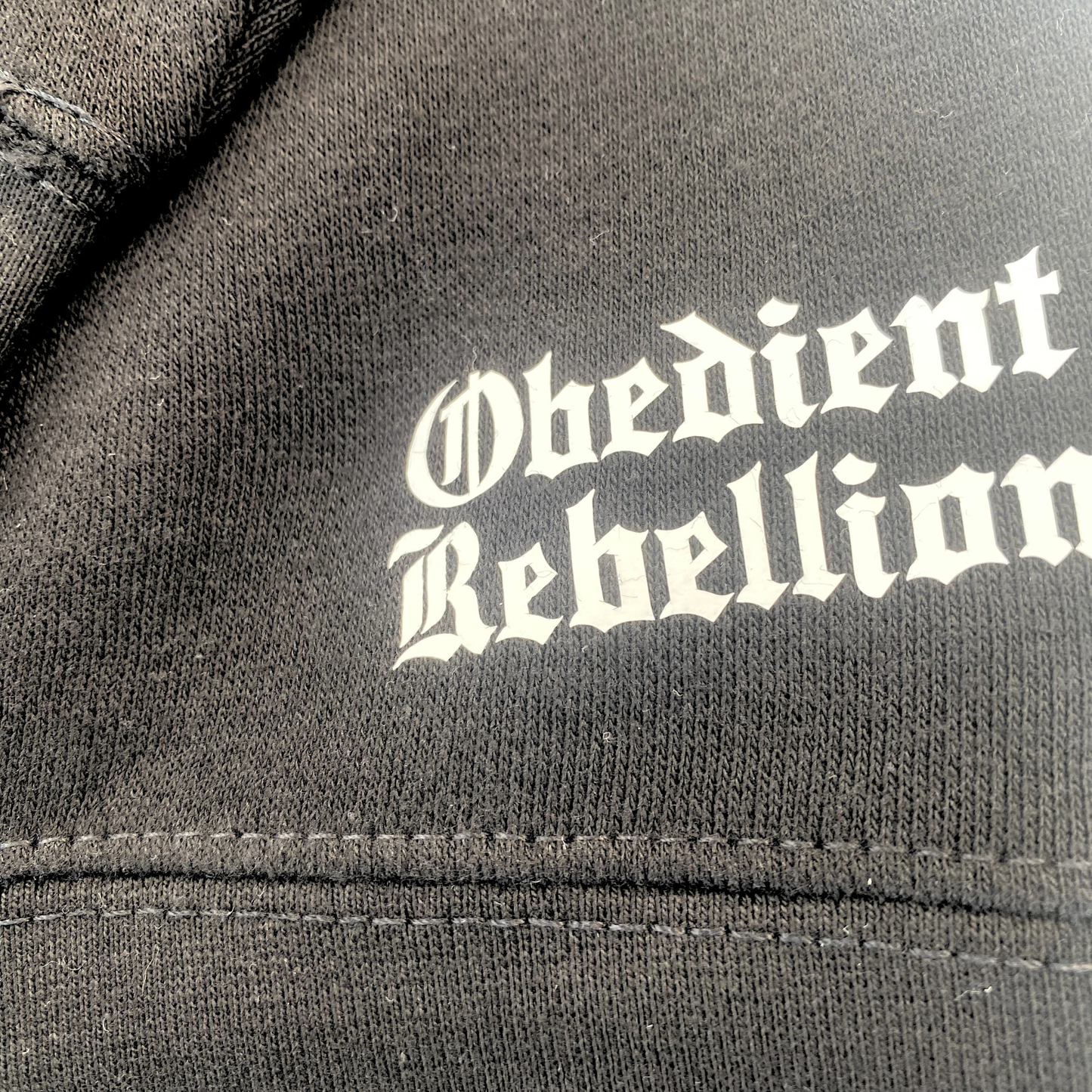 Blessed Hoodie Old English Puff Print