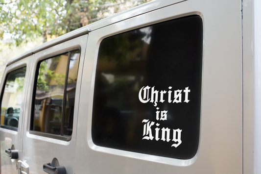 Christ is King Vinyl Decal