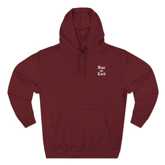 Fear the Lord Hoodie Proverbs 1:7 Christian Streetwear