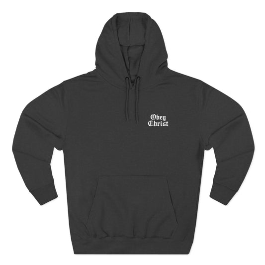 Embroidered Obey Christ Hoodie