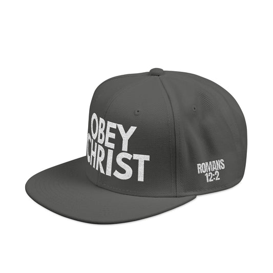 Obey Christ Snapback Hat Romans 12:2