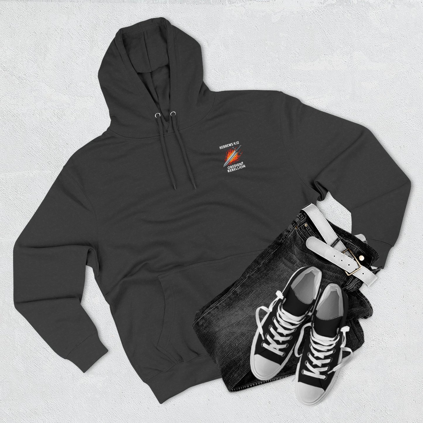 Hebrews 4:12 Sword Christian Hoodie