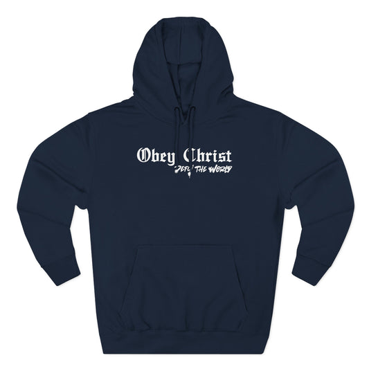 Obey Christ Hoodie Christian Streetwear Hoodie