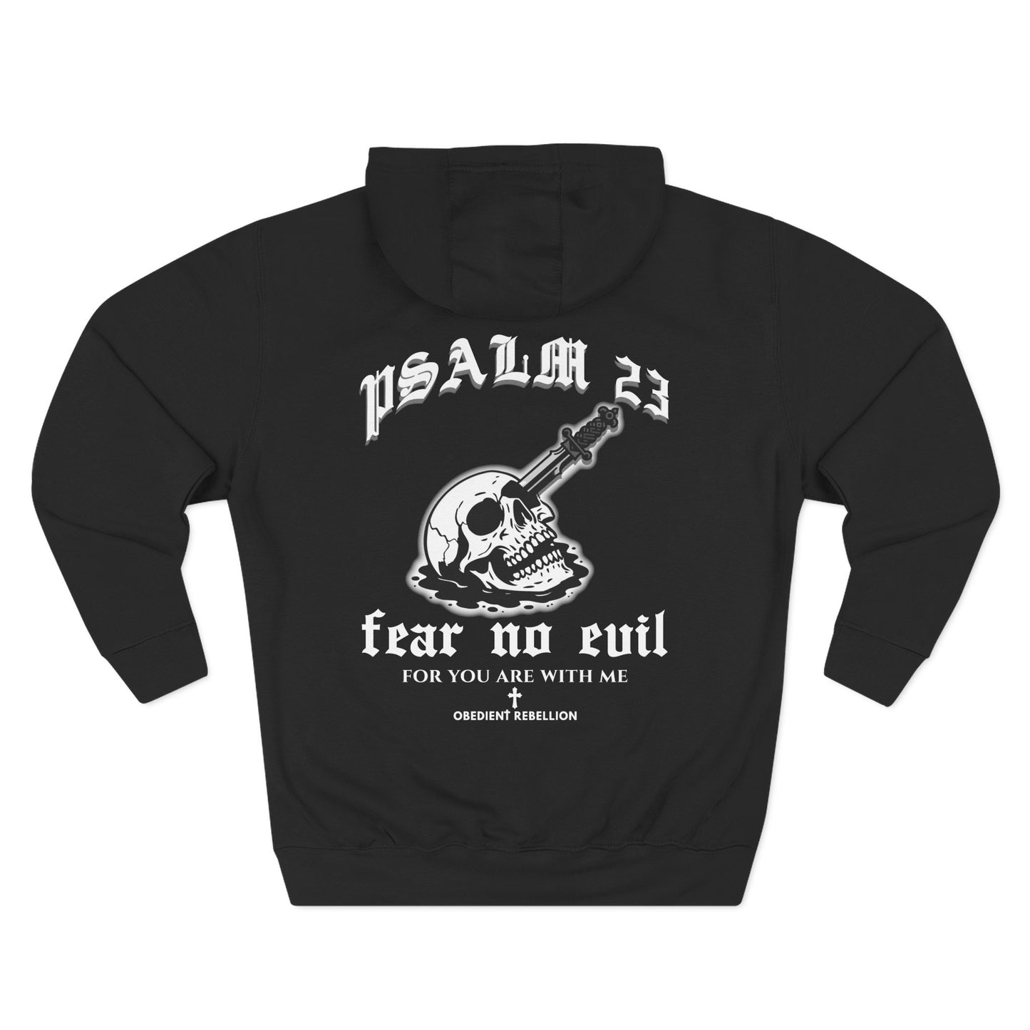 Psalm 23 “Fear No Evil” Christian Hoodie