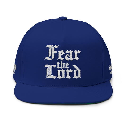 Fear the Lord Christian Snapback Hat | Proverbs 1:7 Faith Streetwear | Obedient Rebellion