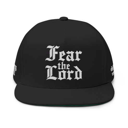 Fear the Lord Christian Snapback Hat | Proverbs 1:7 Faith Streetwear | Obedient Rebellion