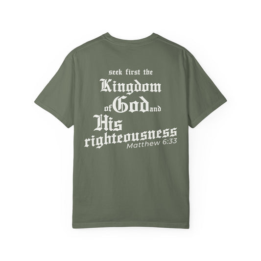 Matthew 6:33 Tee Seek First the Kingdom Christian T-Shirt