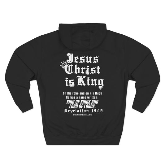 Jesus Christ Is King Hoodie Revelation 19:16