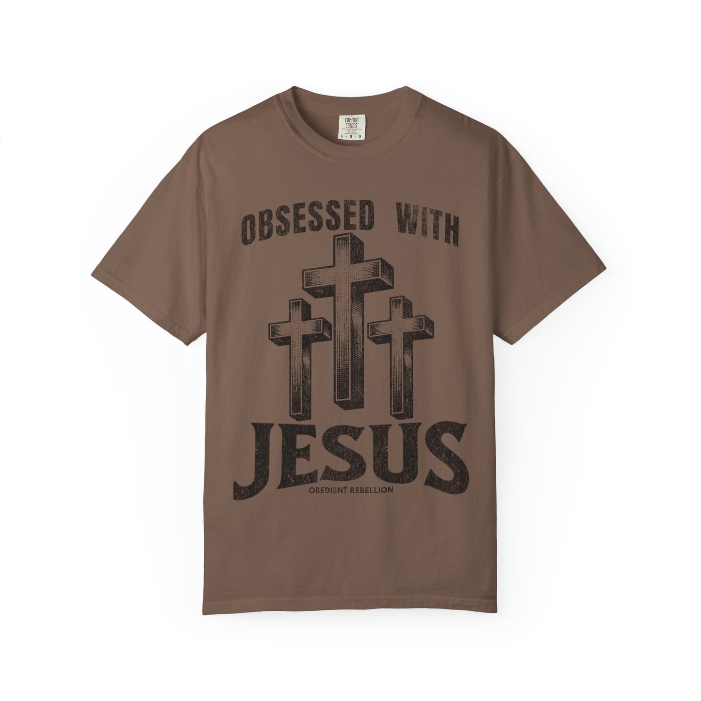 Obsessed with Jesus Christian T-Shirt Luke 9:23