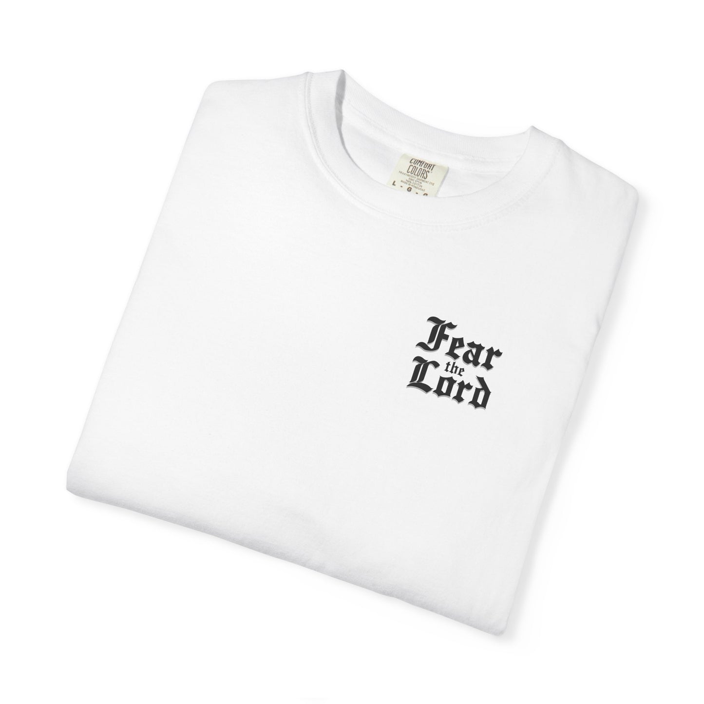 Fear the Lord Proverbs 1:7 Christian Shirt Bible Verse Tee
