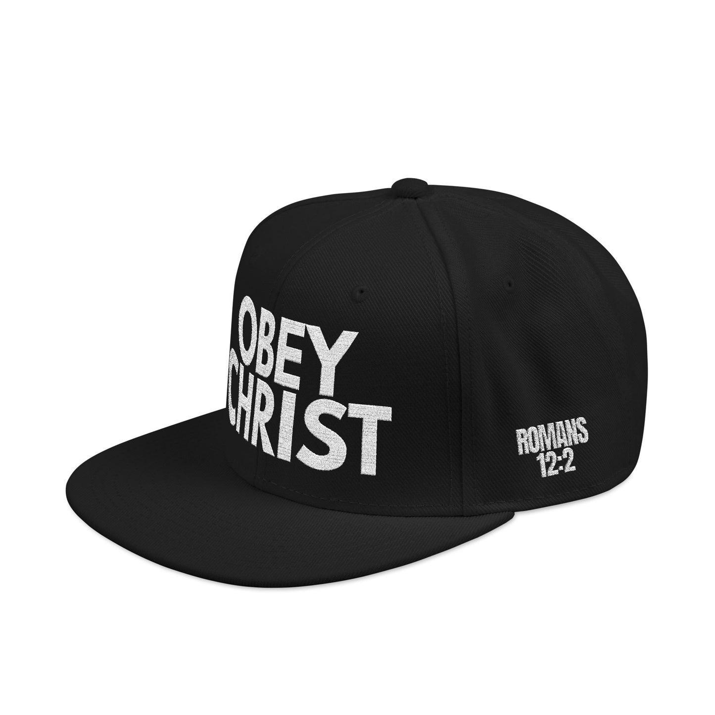 Obey Christ Snapback Hat Romans 12:2