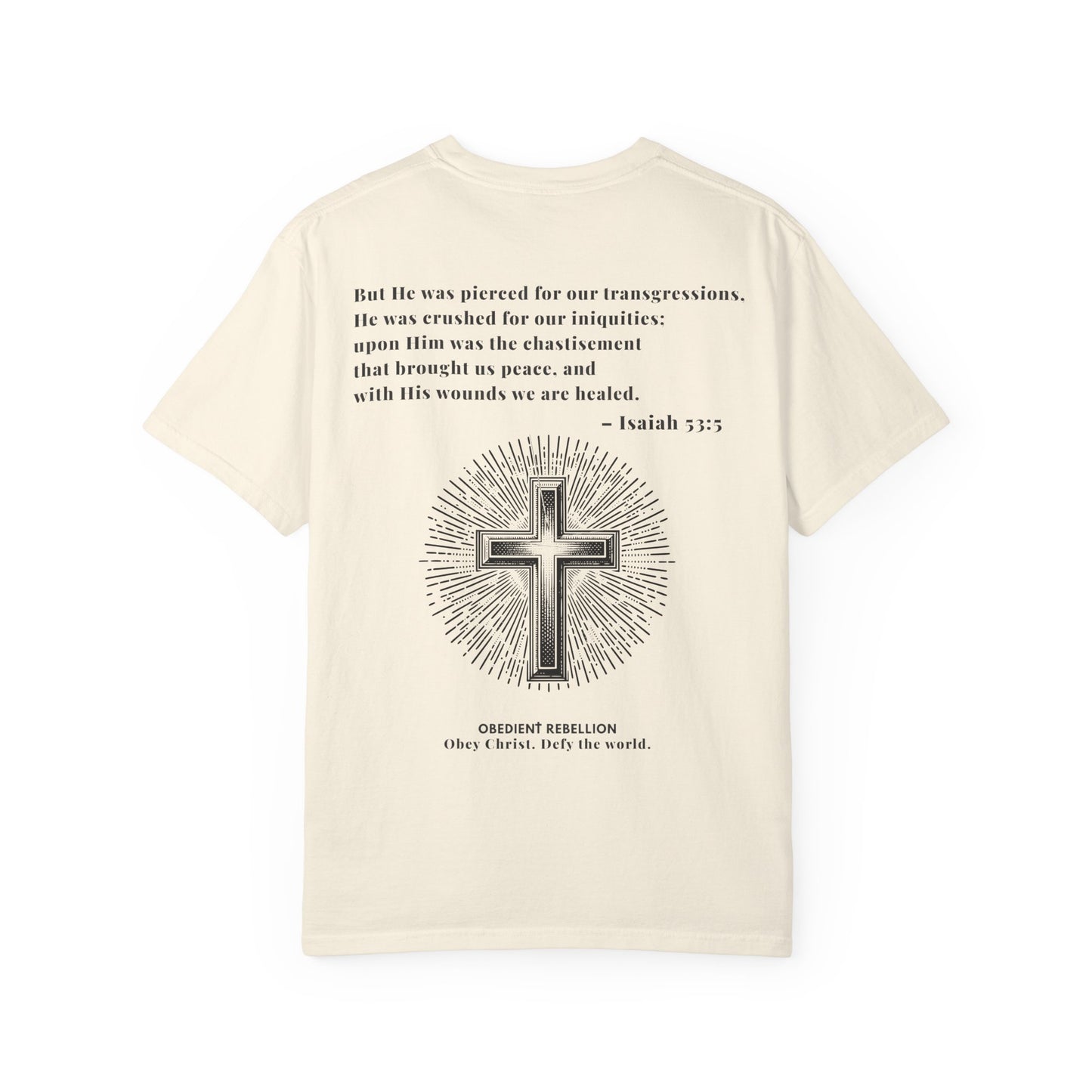 Isaiah 53:5 Bible Verse Christian Shirt