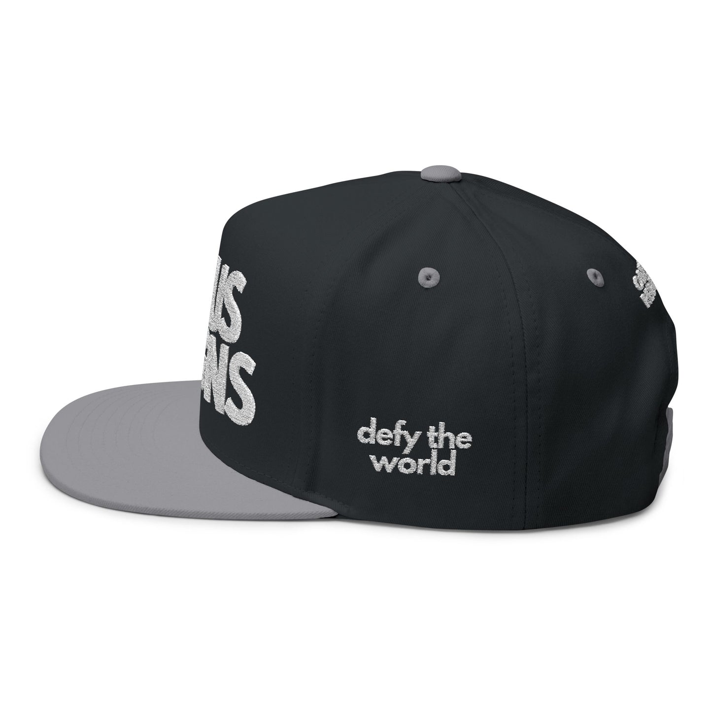 Embroidered Jesus Reigns Snapback Hat