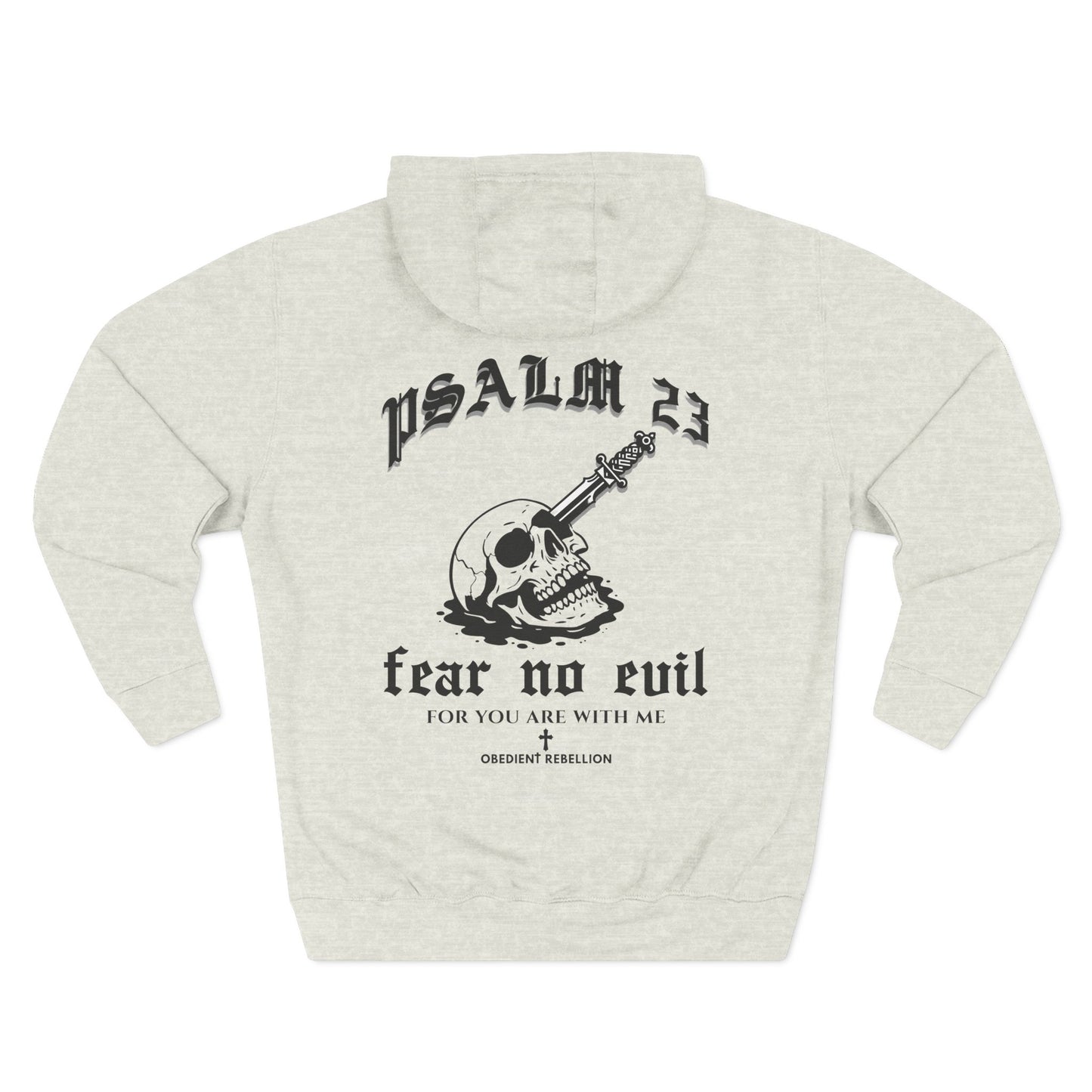 Psalm 23 “Fear No Evil” Christian Hoodie