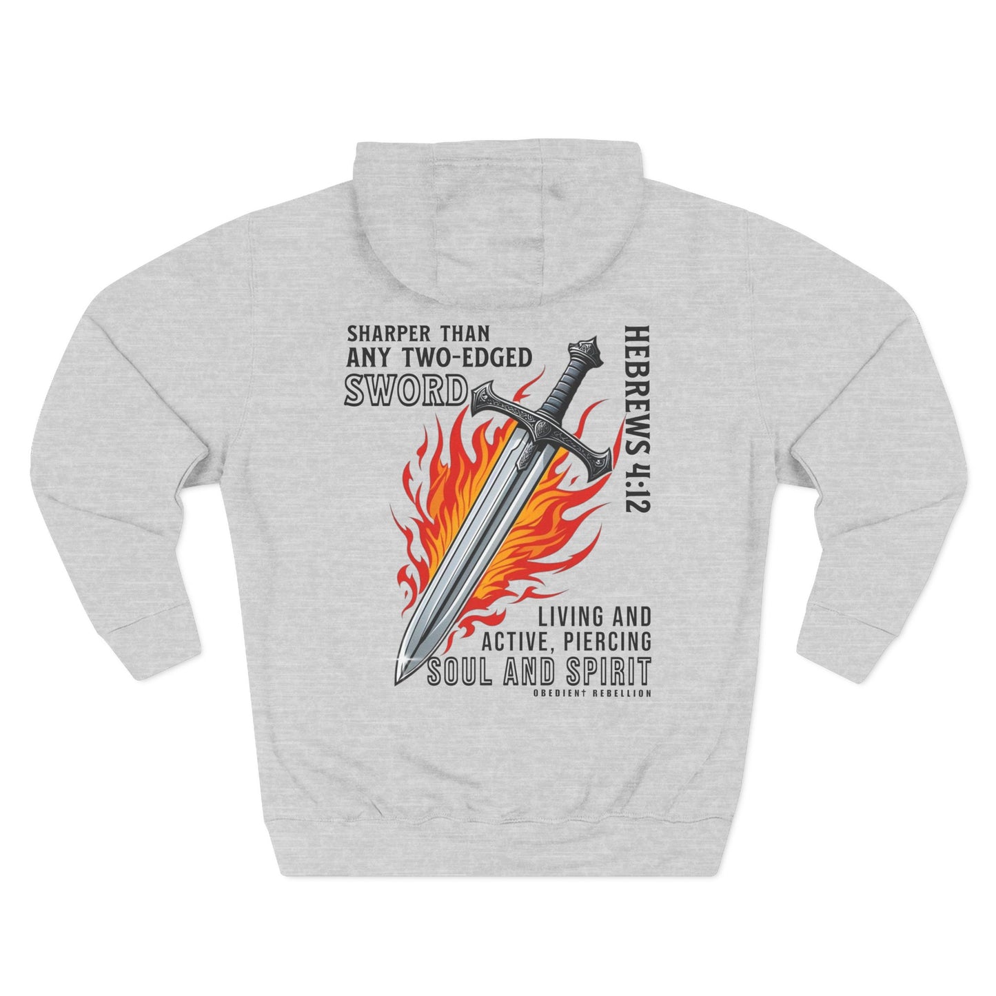 Hebrews 4:12 Sword Christian Hoodie