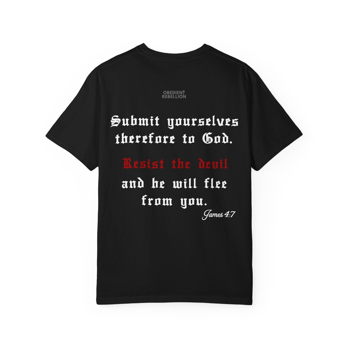 The Devil Is a Liar Christian T-Shirt – John 8:44 & James 4:7