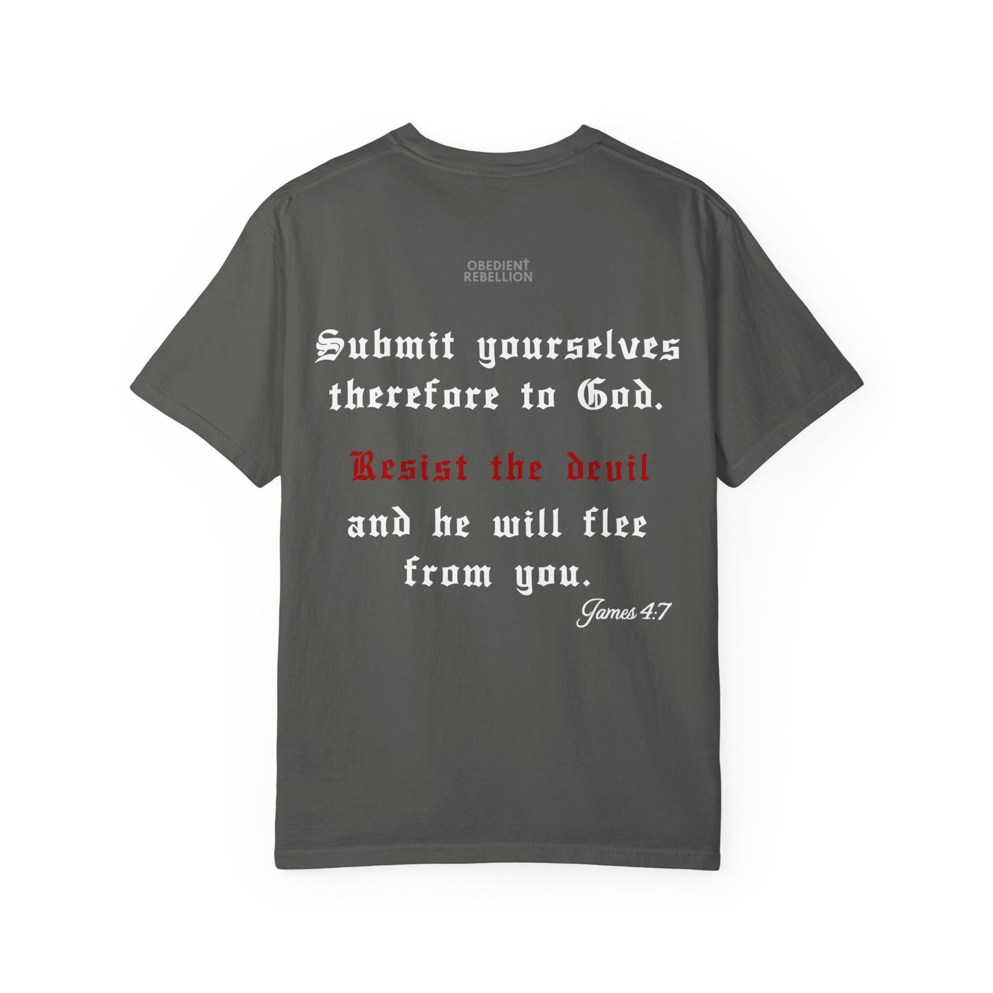 The Devil Is a Liar Christian T-Shirt – John 8:44 & James 4:7