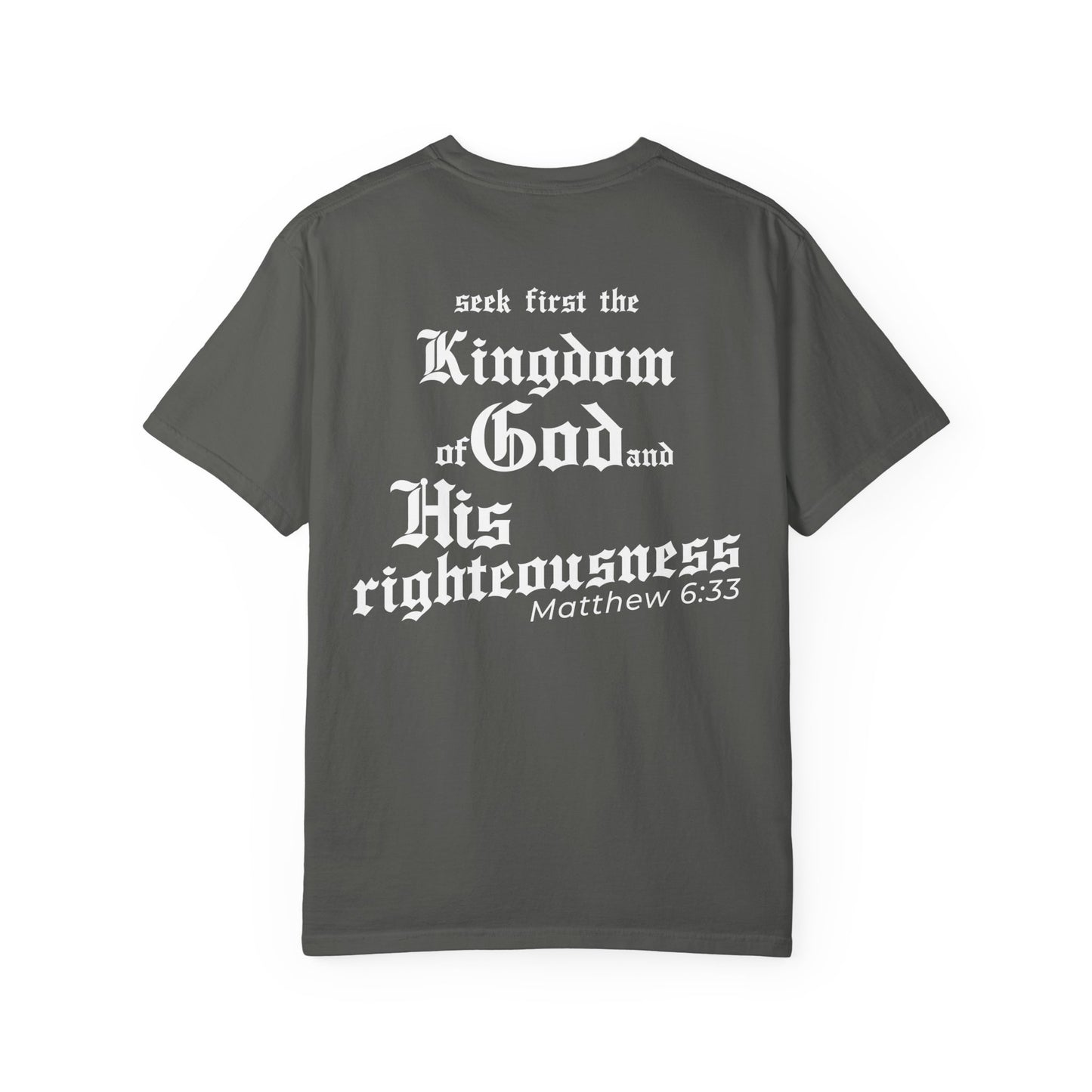 Matthew 6:33 Tee Seek First the Kingdom Christian T-Shirt