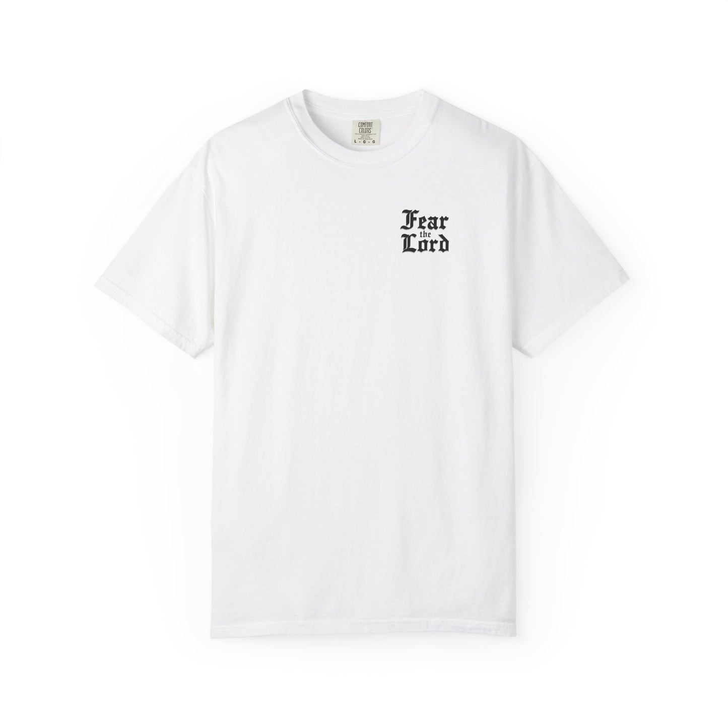 Fear the Lord Proverbs 1:7 Christian Shirt Bible Verse Tee