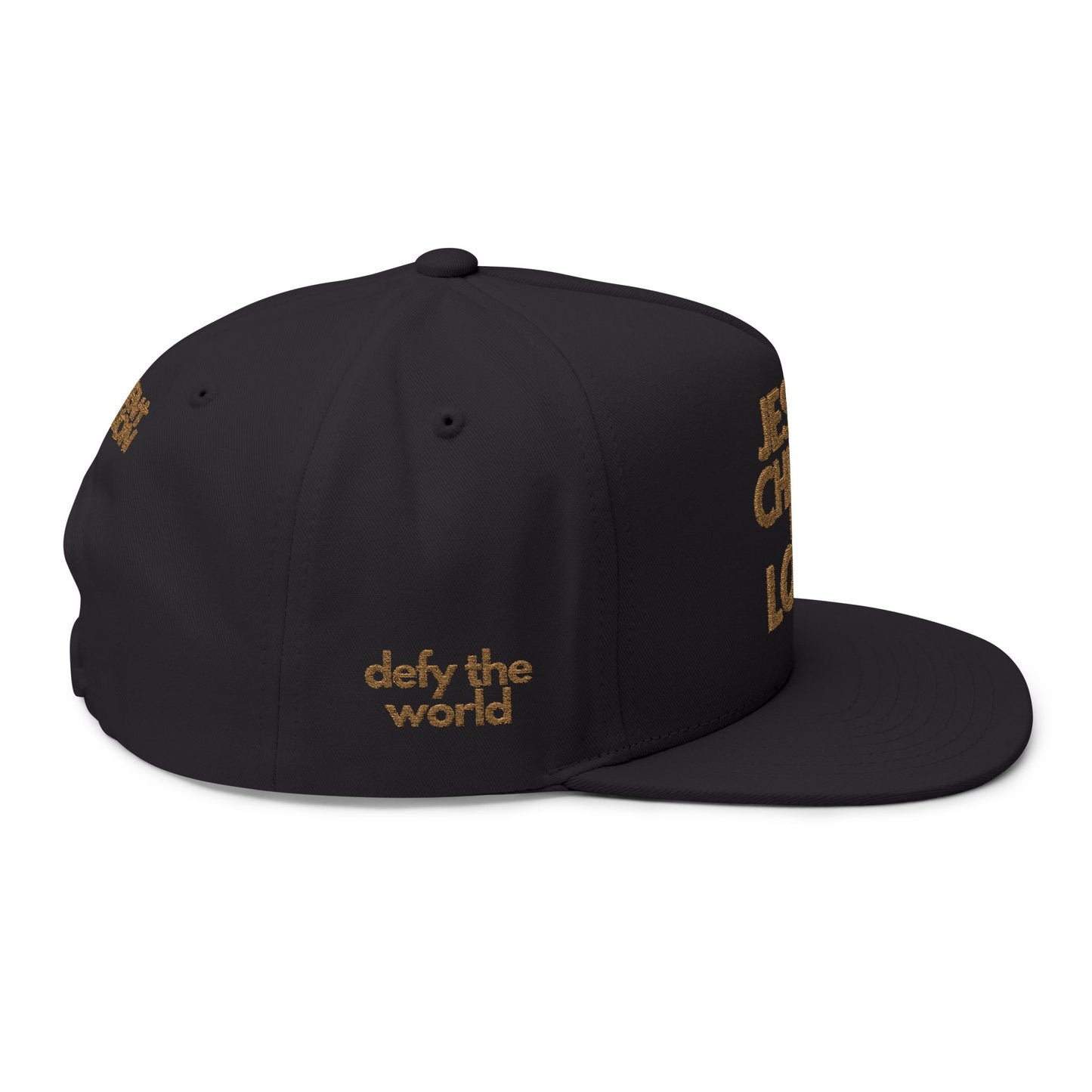 Jesus Christ Is Lord Snapback Hat – Obedient Rebellion Flatbill Cap
