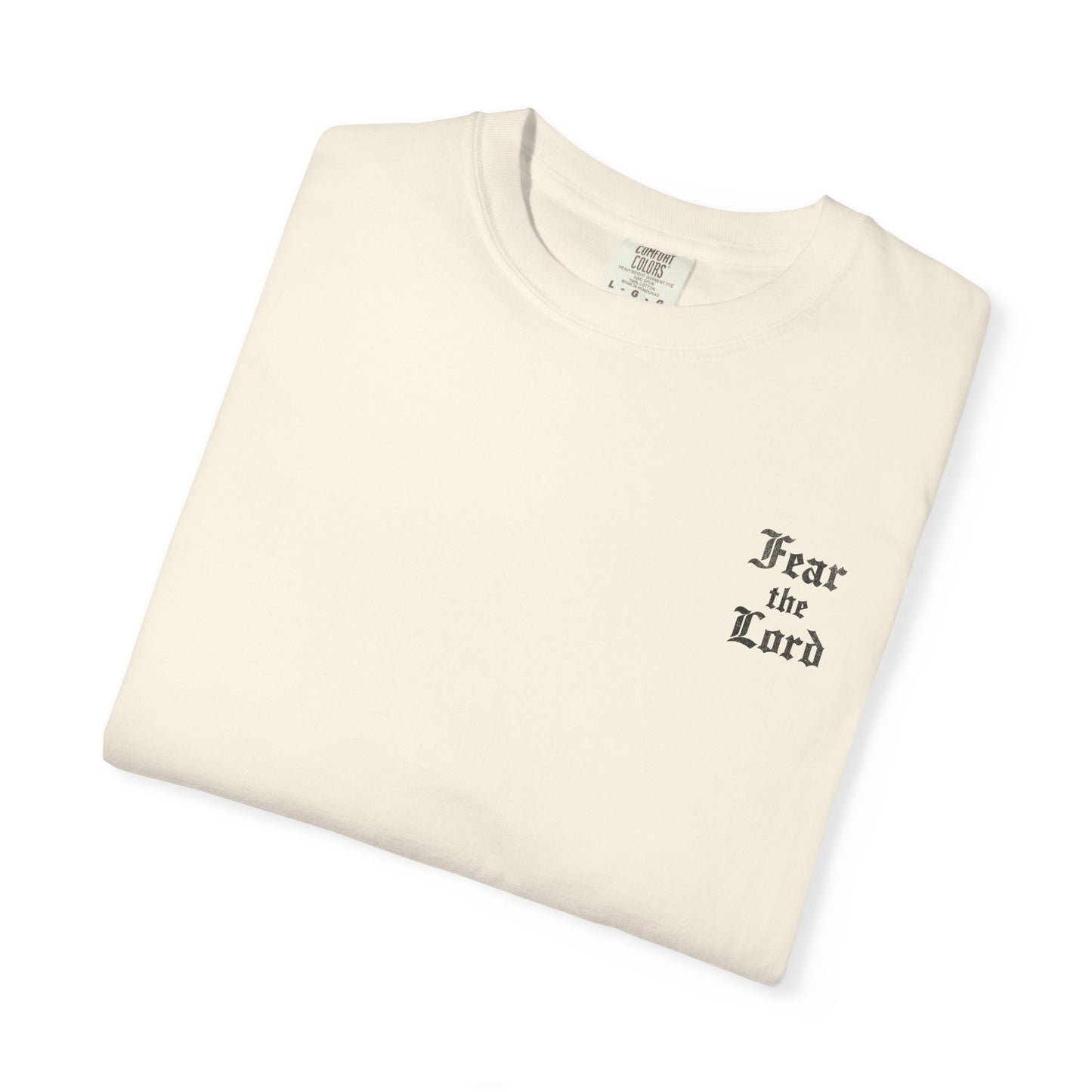 Fear the Lord Proverbs 1:7 Christian Shirt Bible Verse Tee