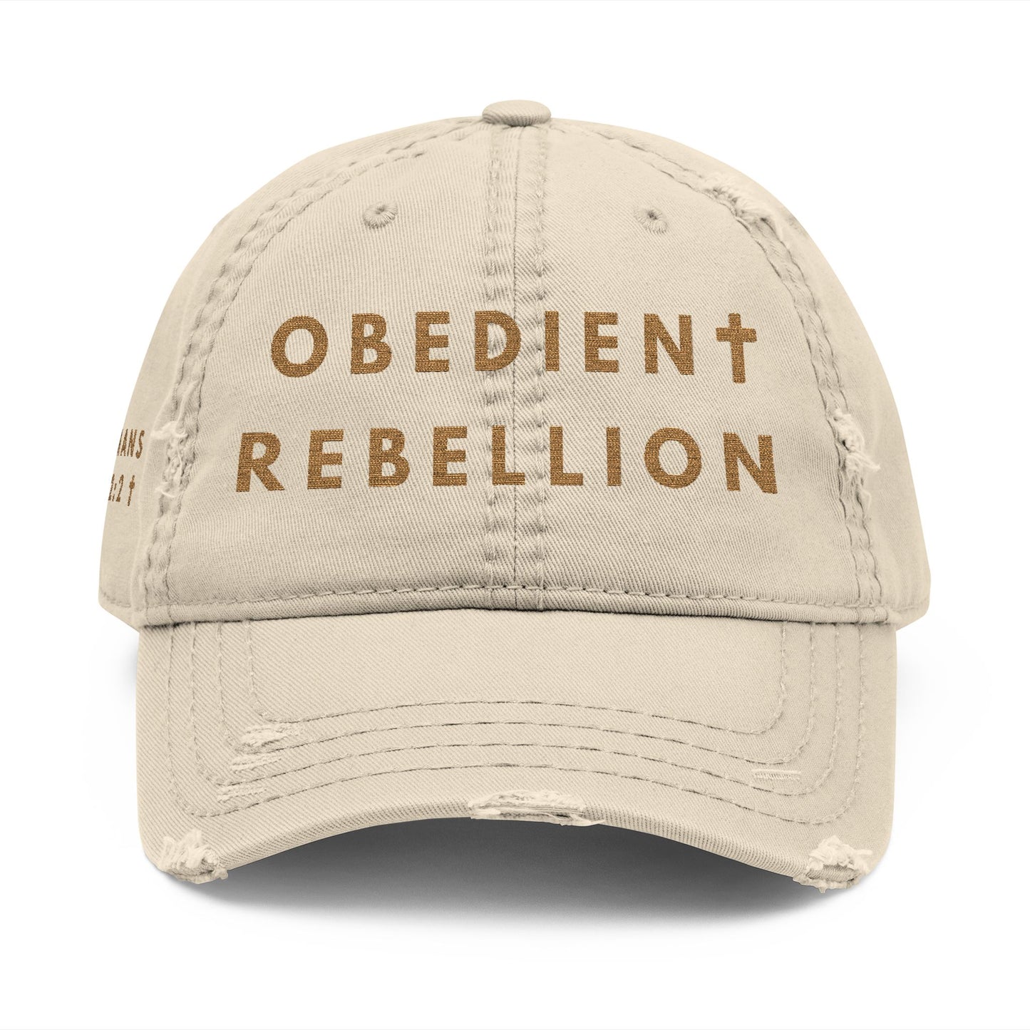 Obedient Rebellion Dad Hat Obey Christ