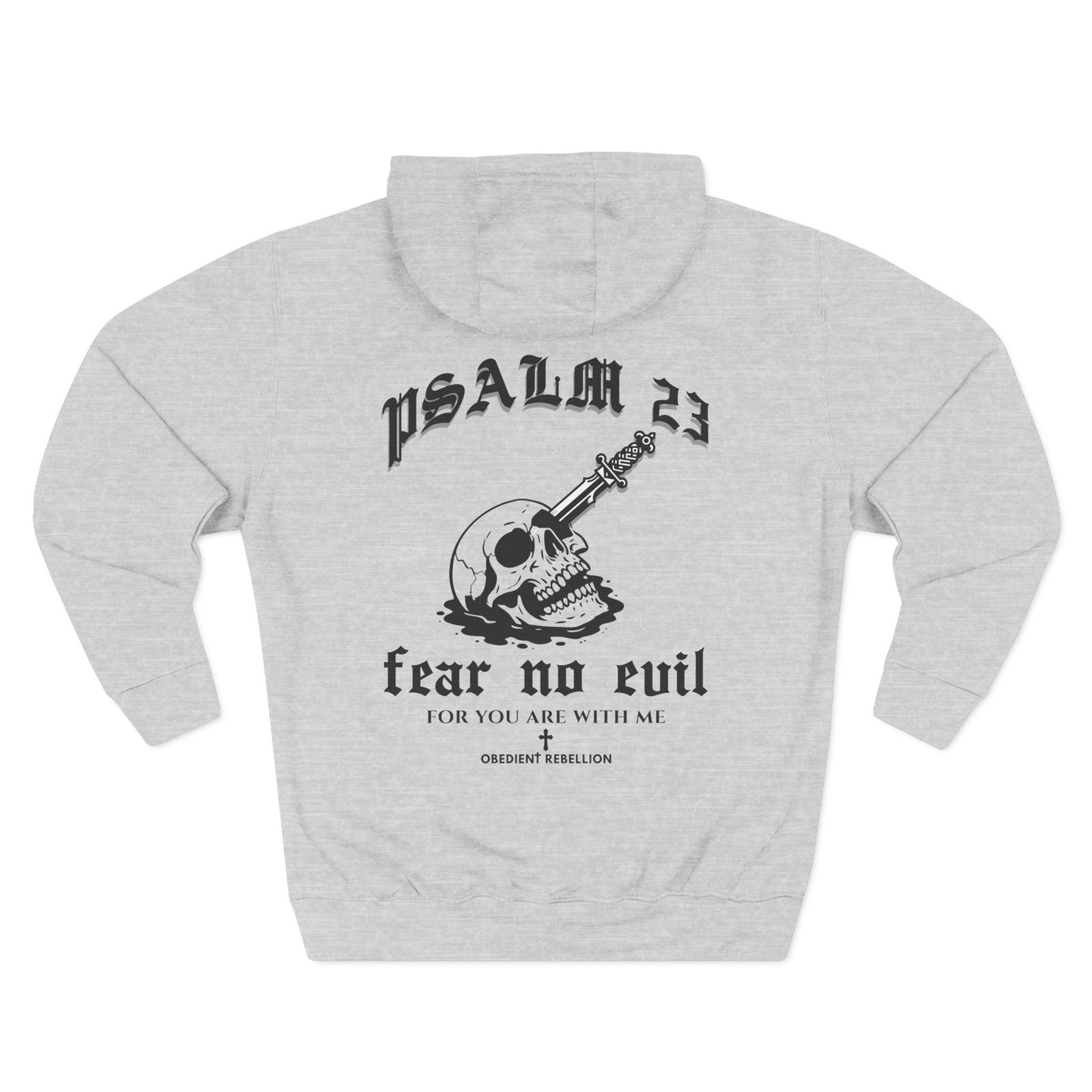 Psalm 23 “Fear No Evil” Christian Hoodie