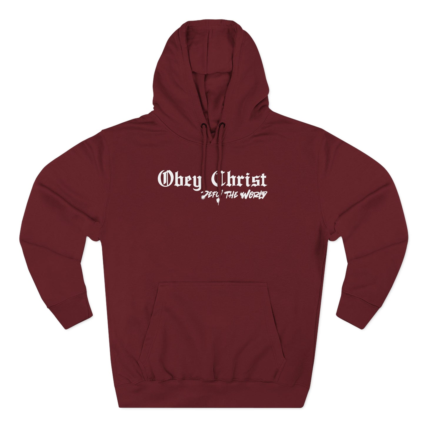 Obey Christ Hoodie Christian Streetwear Hoodie