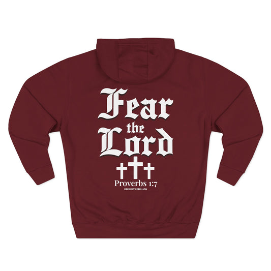 Proverbs 1:7 Fear the Lord Hoodie